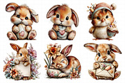 Easter Bunny Chick Clipart, an Illustration by Daily.Designs (Thumbnail 7 of 7)