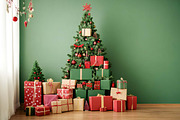 Creative Christmas Tree with Present, an Arts & Entertainment Photo by VetalStock (Thumbnail 3 of 8)
