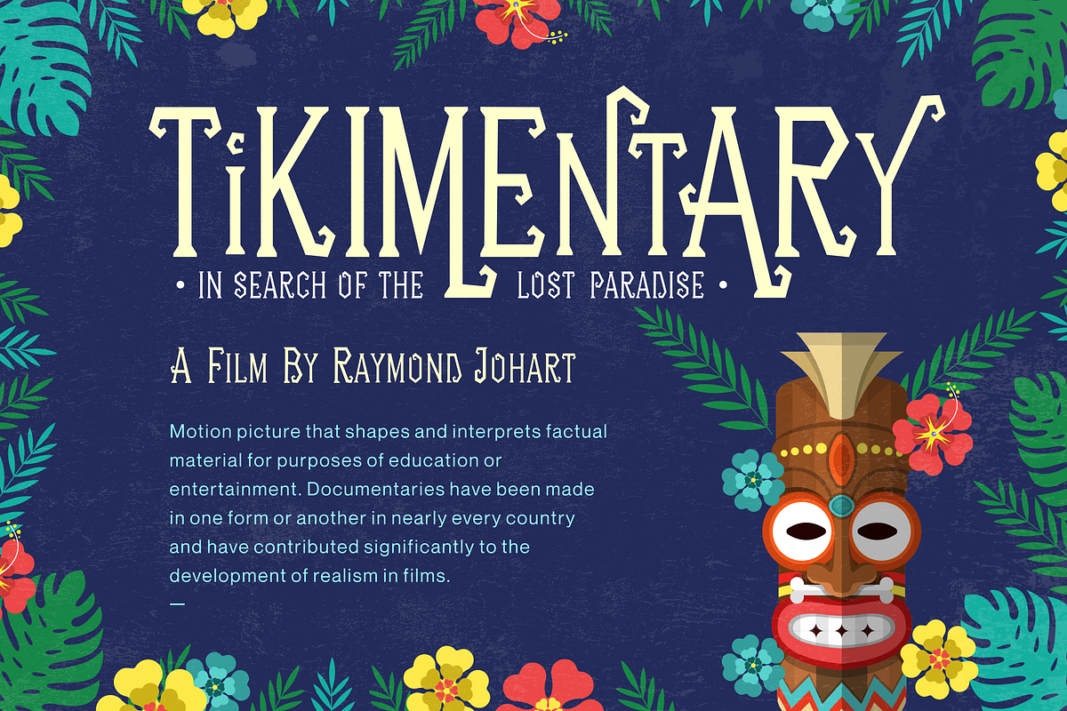 Ohmayes A Fun Tiki Font, a Serif Font by Allouse Studio (Photo 3 of 10)