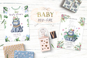 Cute Hippo & Friends Safari Animals, an Animal Illustration by Ann Art Houze (Thumbnail 12 of 15)