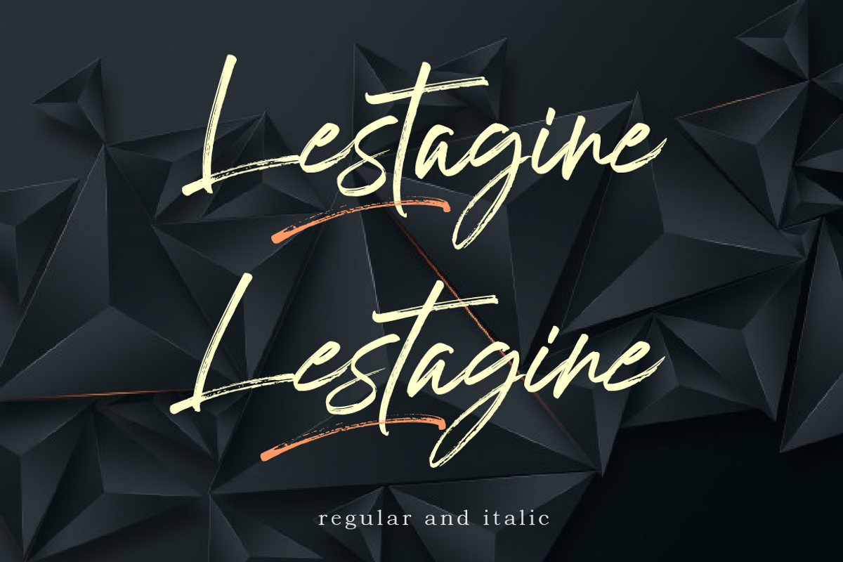 Lestagine, a Script Font by AMINMARIO (Photo 14 of 16)