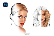 Photoshop face stamps brushes, a Brush Add-On by MajorArtTm (Thumbnail 2 of 3)