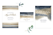 Black and Gold Watercolor Background, a Texture Graphic by KitsPix (Thumbnail 4 of 5)