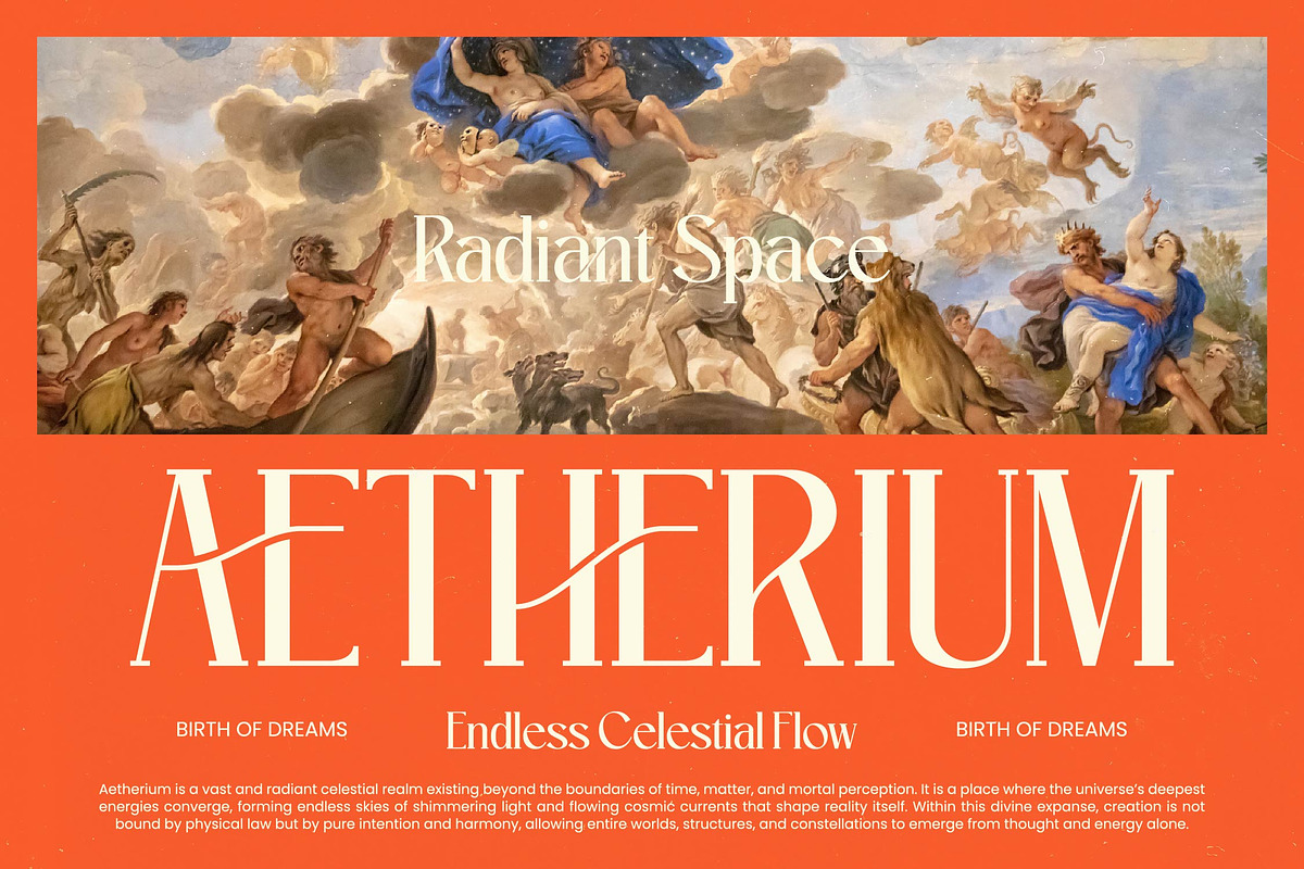 Magical Sunrise Serif Display Font, a Serif Font by timelesstype.co (Photo 7 of 10)