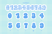 Plaid Chritmas Font, a Handwritten Font by Babymimiart (Thumbnail 9 of 9)