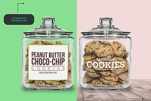 Cookie Jar Mockup