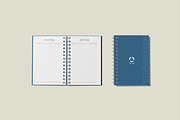 A5 Spiral Notebook Mockup, a Print Template by rahmatmoscae (Thumbnail 1 of 12)