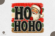 Ho Ho Ho Santa PNG, Vintage, a Seasonal Illustration by Libby Wishes (Thumbnail 1 of 3)