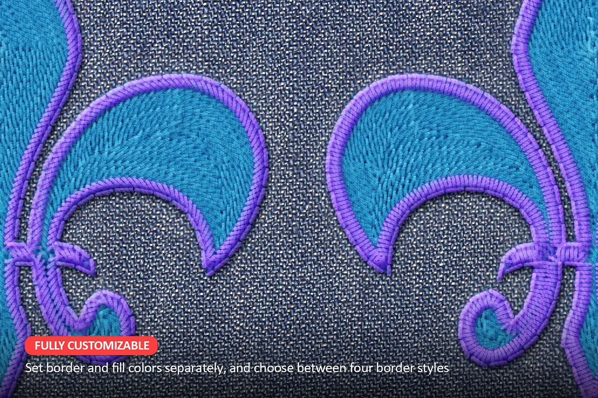 Realistic Embroidery PS Actions, an Action Add-On by Blacknull (Photo 4 of 9)