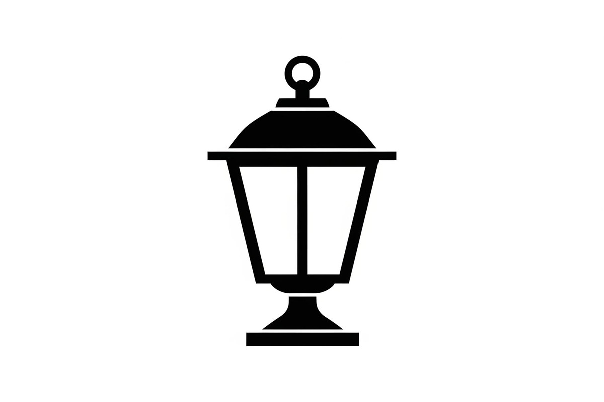 Vintage Street Lantern Silhouette Bu, an Illustration by hafijul (Photo 31 of 51)