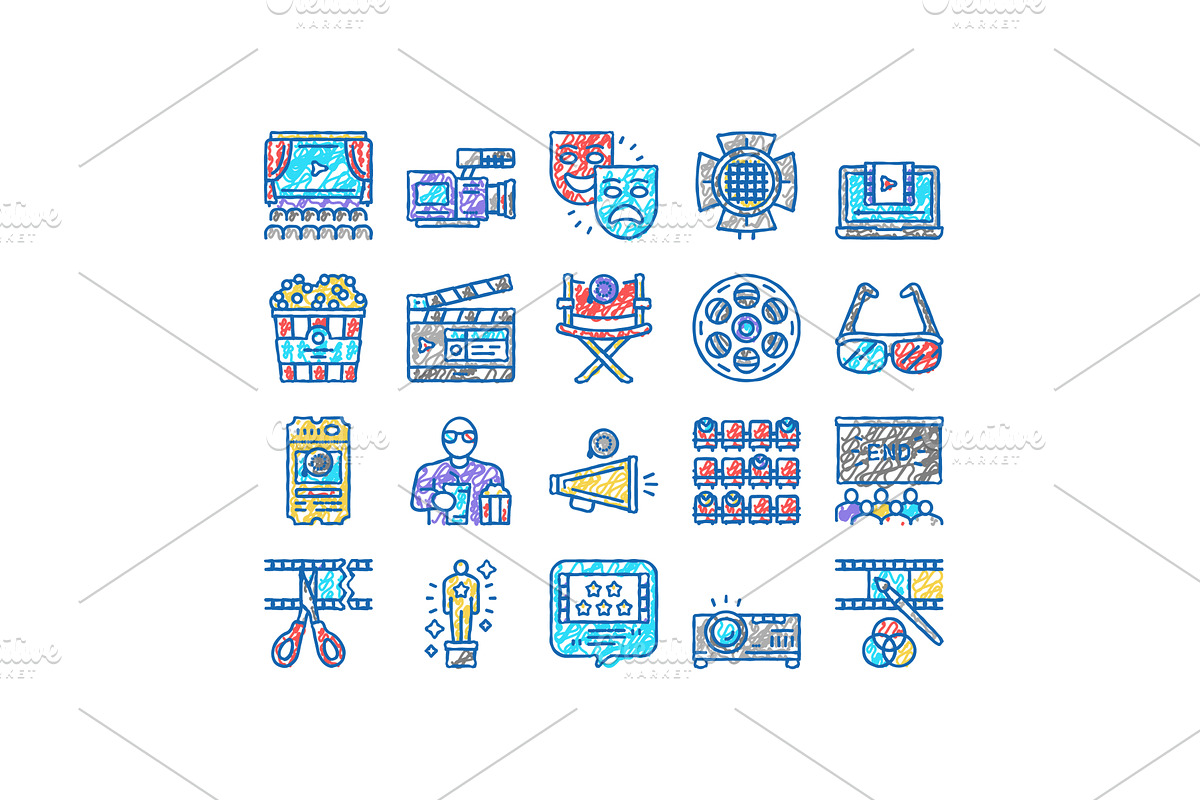 Cinema Watch Movie Entertainment, an Object Illustration by pikepicture