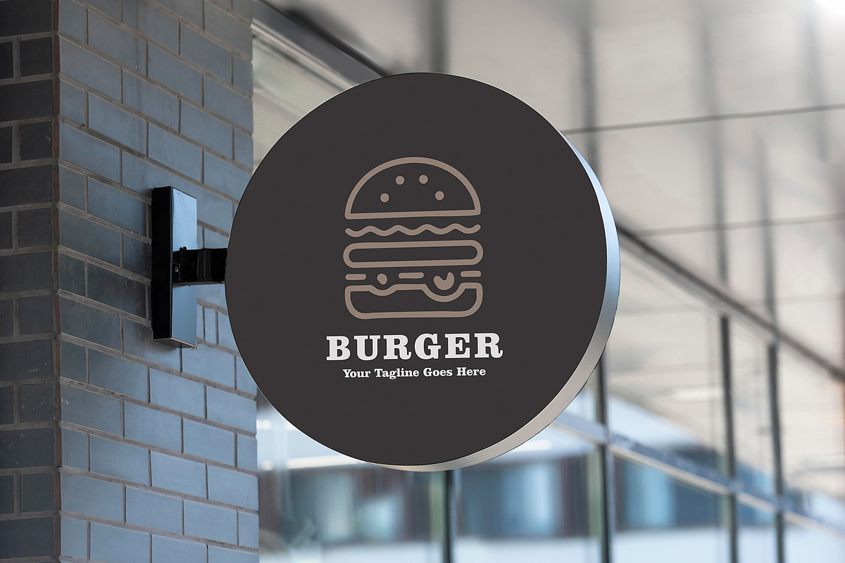 Burger Restaurant Logo Design, a Branding & Logo Template by YUDesignStore (Photo 1 of 7)