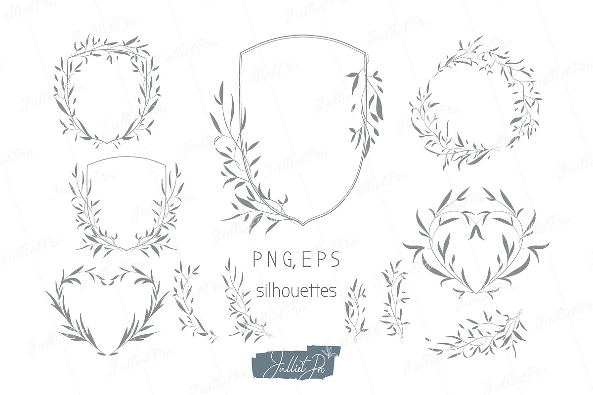 Rustic Wedding design elements, an Object Graphic by JuDesign (Photo 3 of 5)