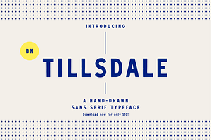 BN Tillsdale: Hand-drawn Font Family