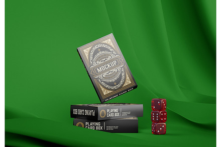 Set Boxes Playing Cards Mockup, a Packaging Mockup by OneVectorStock