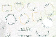 Ijo Biru Greenery Set Watercolor, an Illustration by dekkagraph (Thumbnail 7 of 12)