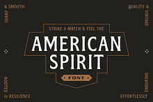 American Spirit – Vintage Serif Font
