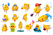 Cartoon cheese vector characters, an Education Illustration by Vector Tradition (Thumbnail 3 of 3)