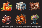 Autumn Aesthetic Elements Clipart, an Illustration by RobertsArt (Thumbnail 7 of 7)