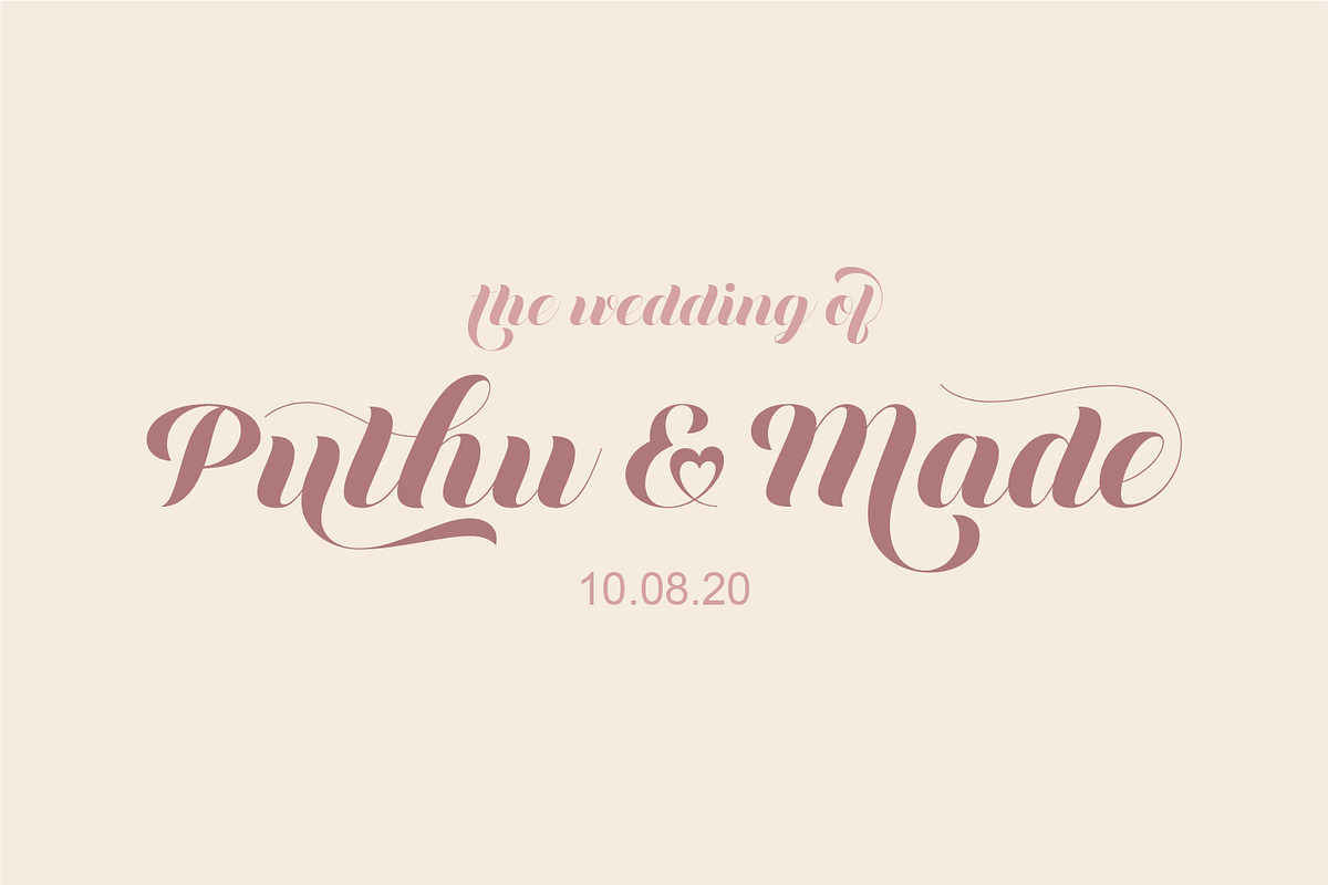 Diskanila - Romantic Script Font, a Script Font by Ekahermawan (Photo 8 of 14)
