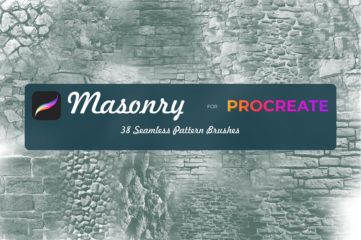 Masonry for Procreate X5, a Brush Add-On by Graphics Resources (Photo 7 of 12)