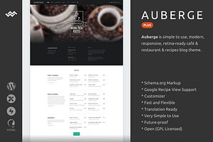 Auberge Plus WordPress Theme