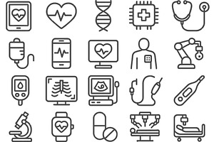Health technology and medical, a Healthcare Illustration by ZinetroN