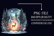 Christmas Magic Jars Clipart Bundle, an Illustration by Libby Wishes (Thumbnail 3 of 7)