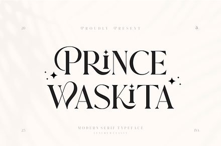Prince Waskita - Serif Typeface