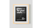 Frame For Your Work, an Advertising Mockup by zippypixelstudio (Thumbnail 11 of 16)