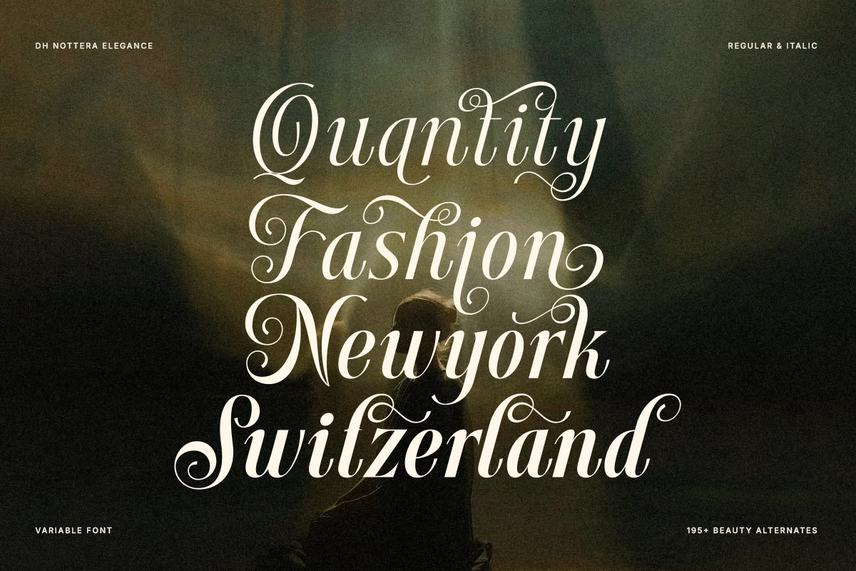 Dh Nottera Elegance - 7 Fashion Font, a Serif Font by Dharmas Foundry (Photo 3 of 17)