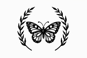 Nature Butterfly Vector Art, an Illustration by balal (Thumbnail 4 of 9)