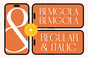Bemgola Modern Display Serif, a Serif Font by timelesstype.co (Thumbnail 13 of 20)
