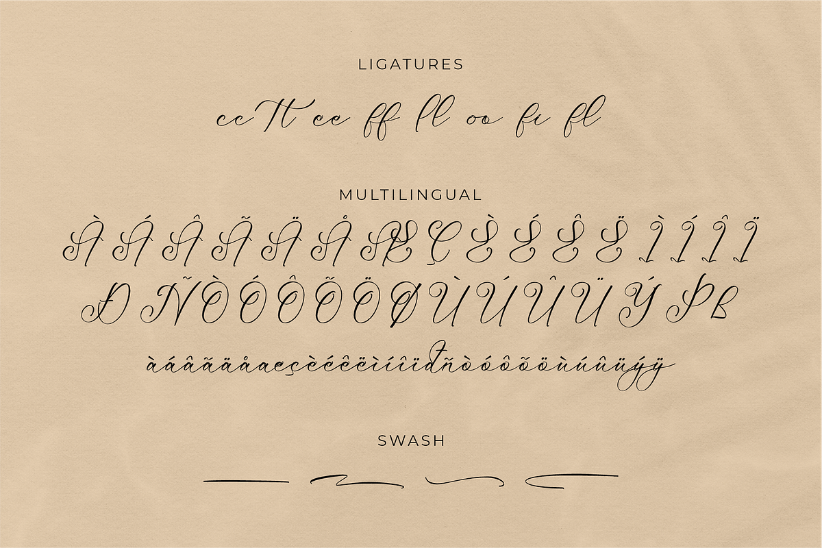 Mattrile Vintales Beauty Calligraphy, a Script Font by Storytype Studio (Photo 14 of 15)