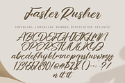 Faster Rusher, a Handwritten Font by pineungtype (Thumbnail 6 of 6)