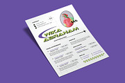 Creative Y2k CV Resume Pack, a Resume Template by Neermana (Thumbnail 3 of 5)