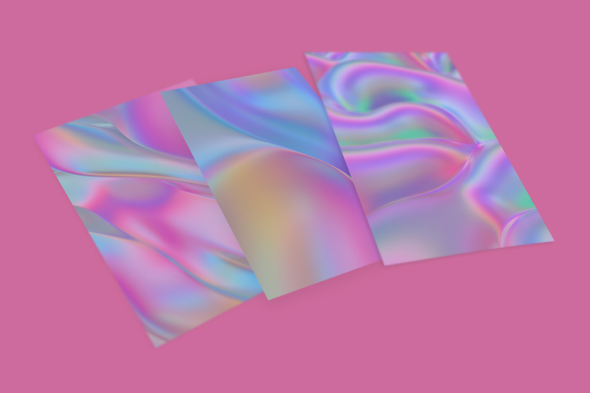 Iridescent Abstract Backgrounds, a Background Graphic by BIBIART (Photo 2 of 12)