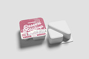 Modern Dessert Packaging Mockup, an Advertising Mockup by bimockup (Thumbnail 2 of 6)