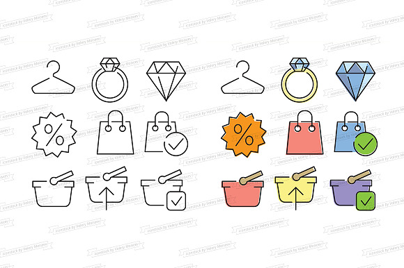Shooping And Web Store Icons