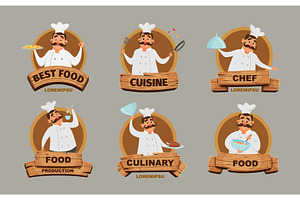 Chef logo. restaurant identity, a Food Illustration by Onyx