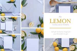 Lemon  invite mock up bundle stock photo containing mockup and mock up