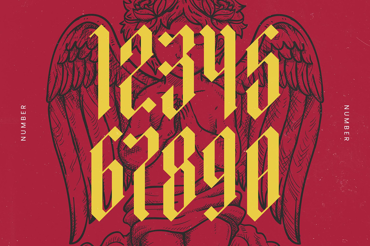 Boombie Stylish Blackletter Font, a Blackletter Font by timelesstype.co (Photo 16 of 20)