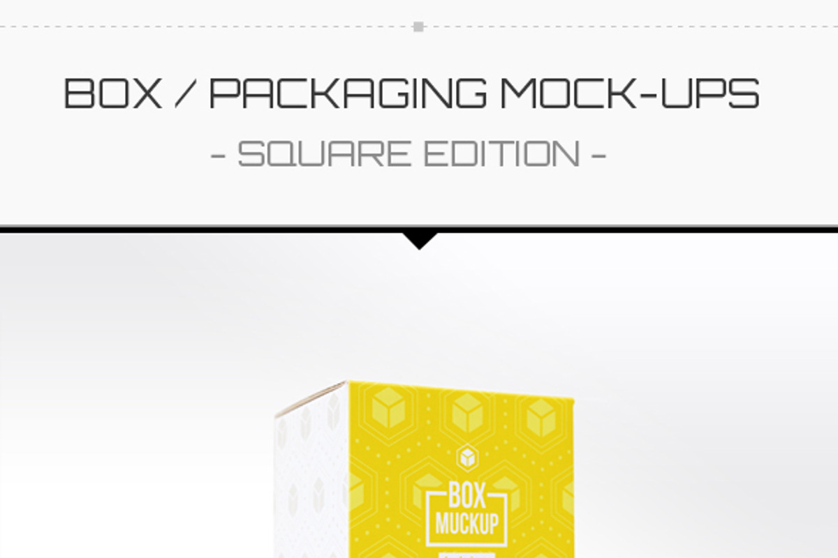 Box Mock-up, a Cups & Container Mockup by resumetemplathttps://d3es (Photo 5 of 7)