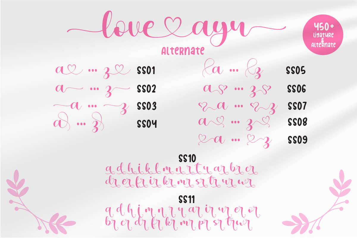 Love Ayu - Wedding Fonts Script Love, a Script Font by MC Creative (Photo 8 of 11)
