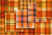 Orange Plaid Halloween Paper 12x12, a Texture Illustration by Area (Thumbnail 4 of 17)