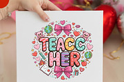 Preppy Teacher Valentine Png, Coquet, an Illustration by Designking (Thumbnail 1 of 6)