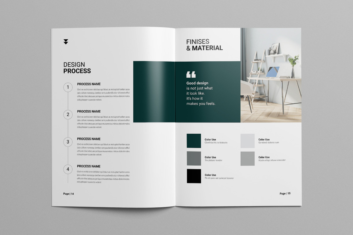 Interior Portfolio Brochure | Canva, a Brochure Template by Pixelpick (Photo 8 of 9)