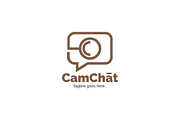 CamChat logo, a Branding & Logo Template by La Animus (Thumbnail 1 of 3)