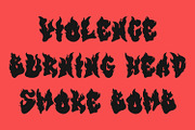 Flamezinna All Caps Flame Display, a Handwritten Font by Maulana Creative (Thumbnail 2 of 7)