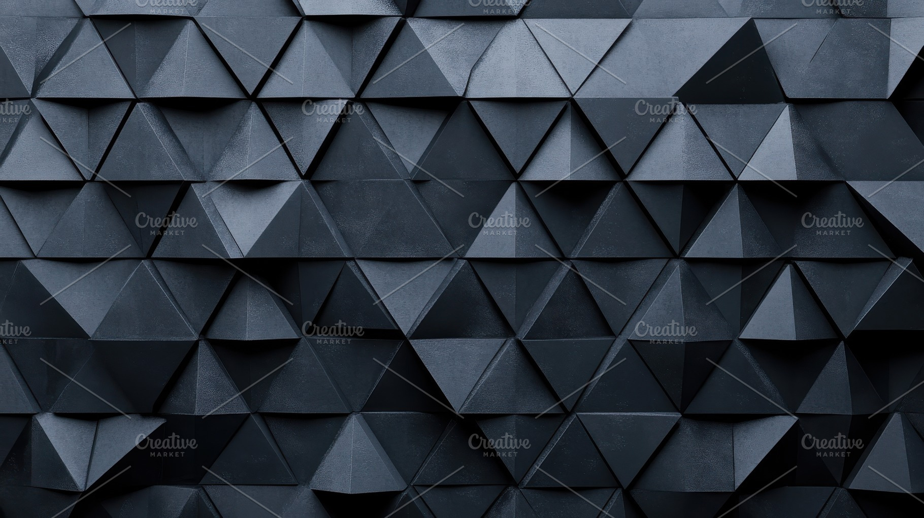 Dark Triangular Geometric Pattern Ab, a Photo by Pixeness Studio